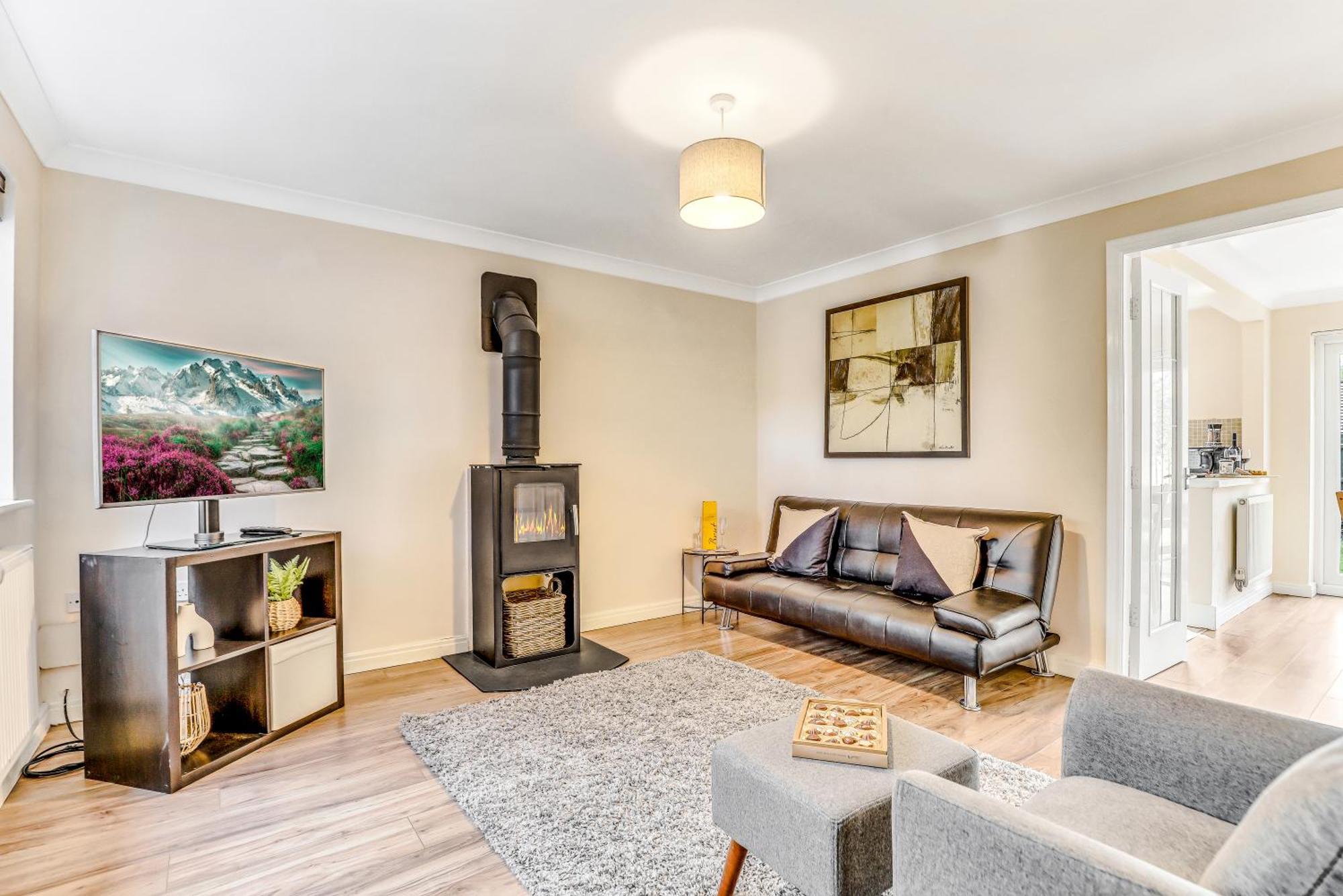 Silver Stag Properties, 3 Bedroom W Parking And Garden Smisby Eksteriør billede
