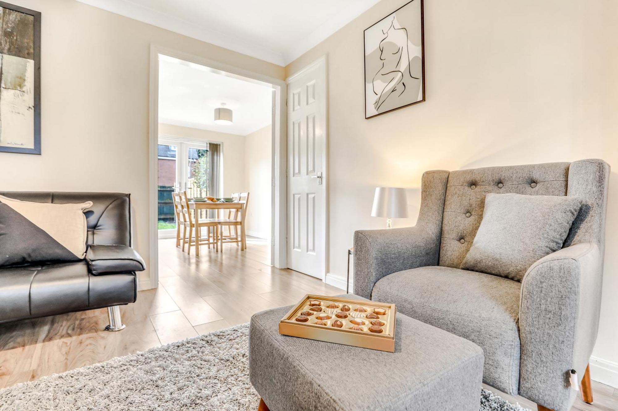 Silver Stag Properties, 3 Bedroom W Parking And Garden Smisby Eksteriør billede